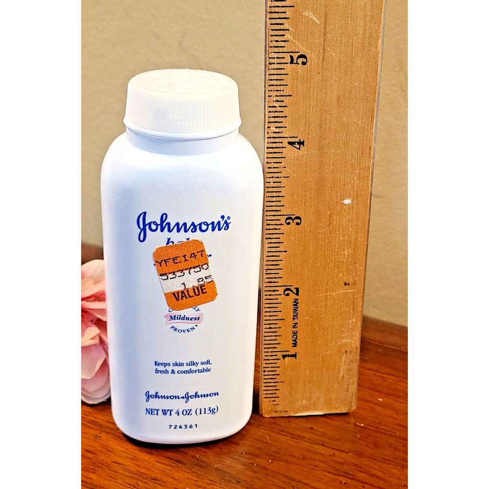 Johnsons Baby Powder Original Talc Formula 4 oz Opened No Seal Full 2004 Silky